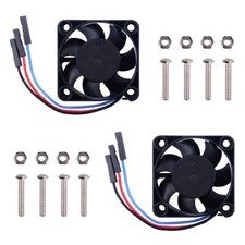2PCS PWM Controllable Fan 40x40x10mm for Raspberry Pi Speed Control