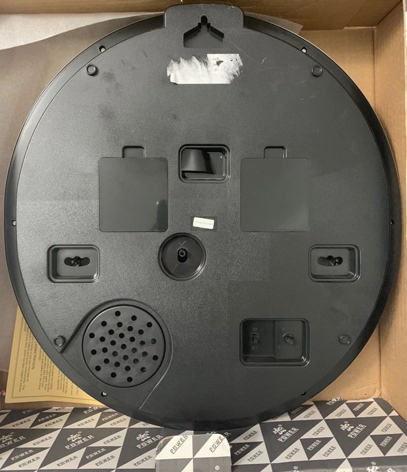 Reloj de pared analógico tradicional estándar Power Round Angel con batería de cuarzo Foto 2 de 2