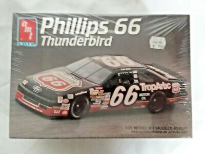 自動車 AMT Ertl Phillips 66 Thunderbird 1/25 AMT ERTL 1/25 SCALE MODEL KIT PHILLIPS 66 FORD THUNDERBIRD NASCAR