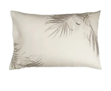 Michael Aram Standard Sham Palm Silver Embroidered New