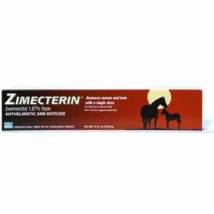 Zimecterin Horse Wormer Ivermectin Paste Removes Parasites ...
