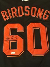 HAYDEN BIRDSONG San Francisco Giants Signed Auto Autographed Jersey JSA XL