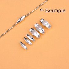 925 Sterling Silver Ball Bead Chain Clasp Connector Bracelet Necklace Finding