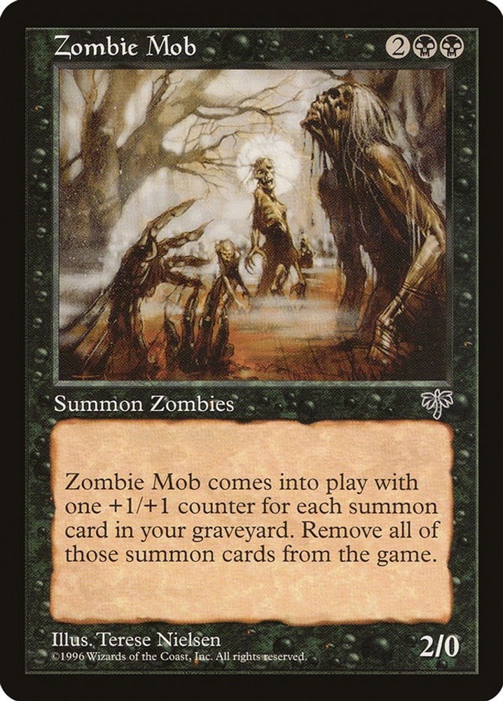 Zombie Mob #153 (LP) Mirage (MIR) MTG