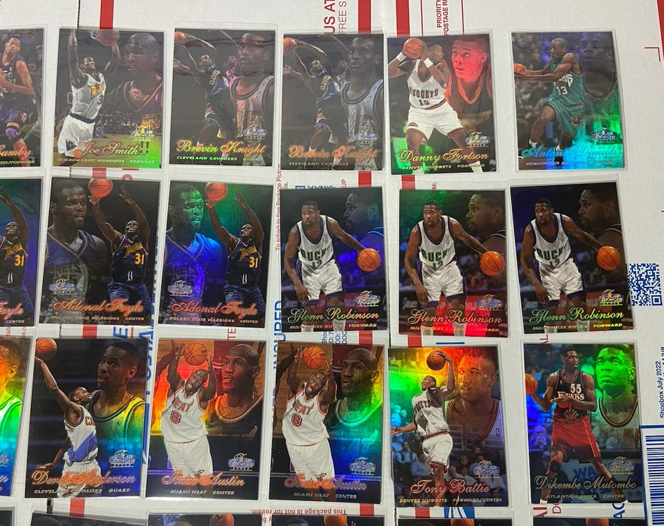 Lote de 59 1997-98 Flair Showcase fila 2 cartas paralelas semi estrellas, comunes - dups Foto 3 de 4