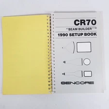 Sencore CR70 Beam Builder 1990 Setup Book