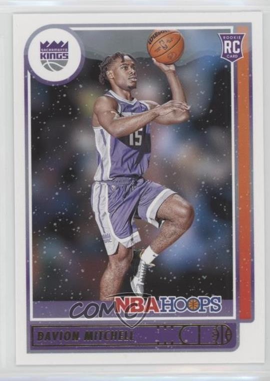 2021-22 Panini NBA Hoops Rookies Winter Davion Mitchell #228 0o6v