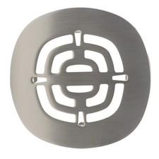 Brass Snapin Shower Strainer Grid Satin Nickel D31607