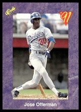 1991 Classic Game Purple Jose Offerman Los Angeles Dodgers #145