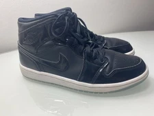 Nike Air Jordan 1 Mid SE Space Jam DV1308-004 Black Basketball Shoes Men’s Sz 8