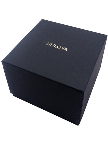 Bulova Men's Watch Quartz Super Seville Steel/Blue 96B440 - Picture 4 of 4