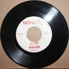 MEDALLIONS *Hey Love* HOT ICE New Orleans Slow Roller Soul 45 on MEDALLION 010