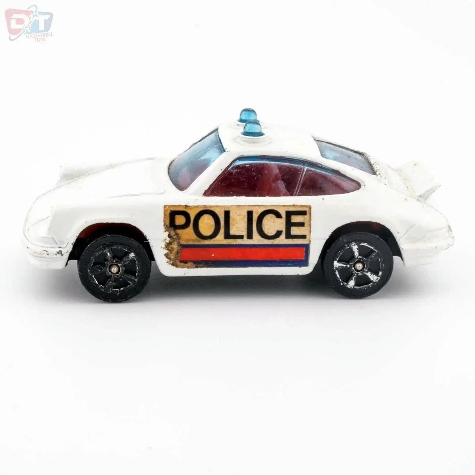 De colección Corgi Juniors #37 PORSCHE CARRERA Police Red Interior Ex. Modelo Diecast Foto 3 de 4