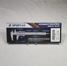Spurtar 6 Inch VERNIER CALIPER Precision Measuring Tool w/Case 150mm +/- .02 NEW