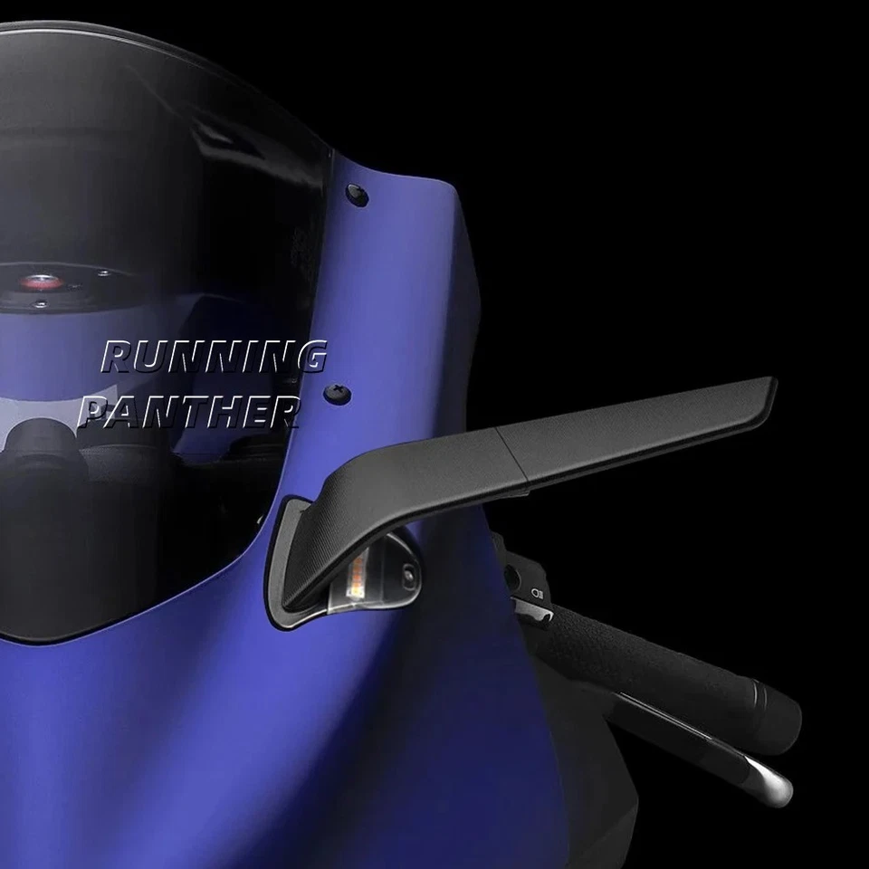 Rearview Rear View Side Mirrors With LED Turn Signal Light For Yamaha YZF R1 ⭐ - Image 3 of 4