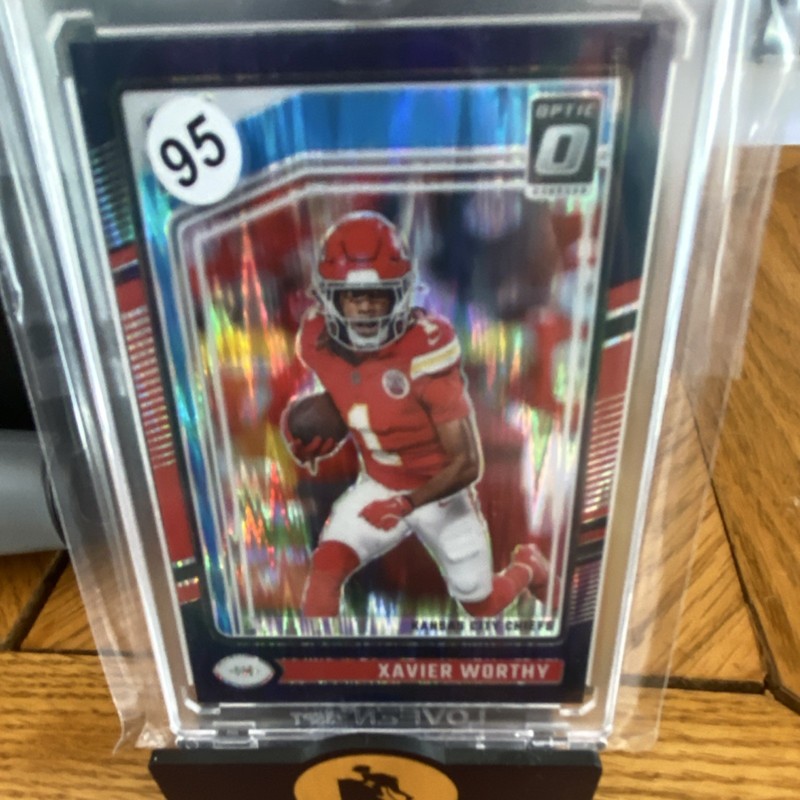2024 Panini Donruss Optic Rated Rookie Xavier Worthy #300 Kansas City Chiefs