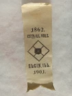 ELGIN ILLINOIS 127th INFANTRY GAR CIVIL WAR GRAND ARMY REPUBLIC REUNION RIBBON