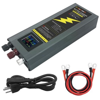 750W Smart Battery Charger, Adjustable Voltage (0-15V) & Current (0-50A) with...