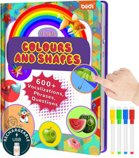 Interactive Talking Activity Book,English Word Sound Book for Kid Age 3 Year Ol