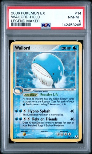 Wailord graded PSA 8 for sale on eBay