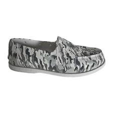 Sperry Authentic Original Float Boat  Mens Beige Green Camo Casual Shoes Mens 11