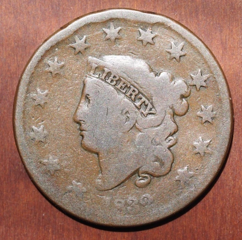 Photo of a 1832-P Large Cent from an eBay listing that sold on Jul 19, 2026