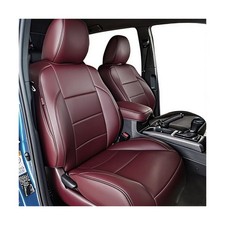 Leather Seat Covers Custom Fit for Tacoma Gen 3rd 2016-2023 Double  Crew C...