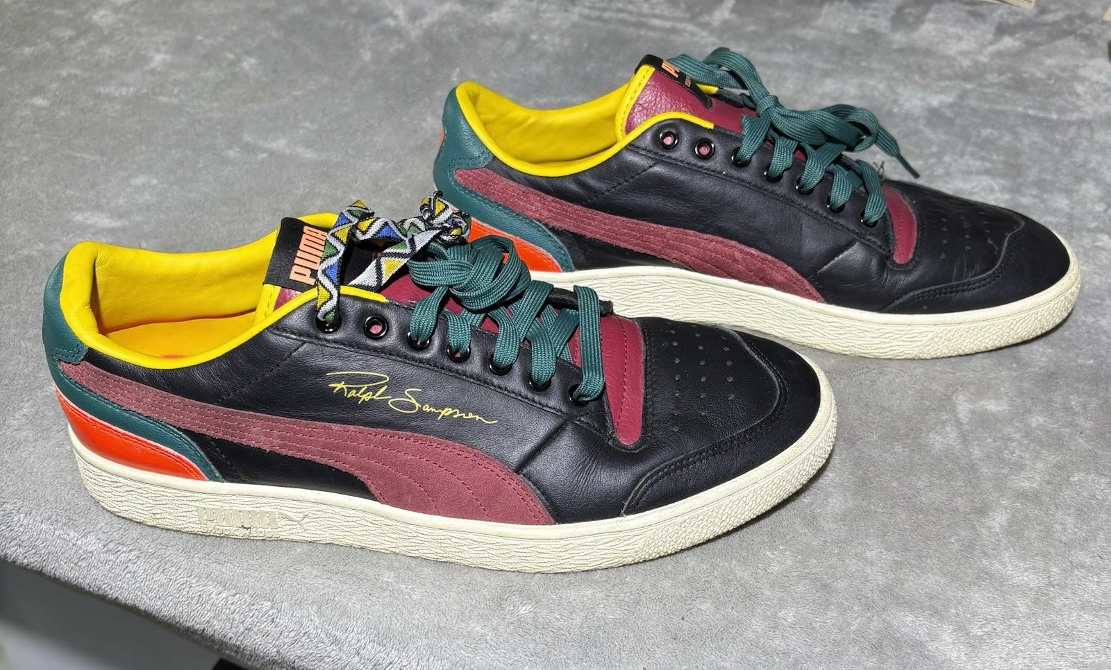 Sneakers Puma Shock Wedge Ralph Sampson #374685 01 taglia 10 5 US