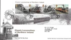 2013 LOCOMOTIVES OF NORTHERN IRELAND ROYAL MAIL COVER WITH ‘BELFAST’ SHS FDC