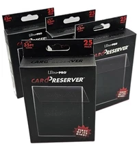 (100-Pack) Ultra-Pro Card Preservers Resealable Combo Card Holder Semi Rigid