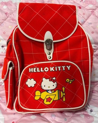 Collector's Item: Rare Vintage 1976 Hello Kitty Red Backpack