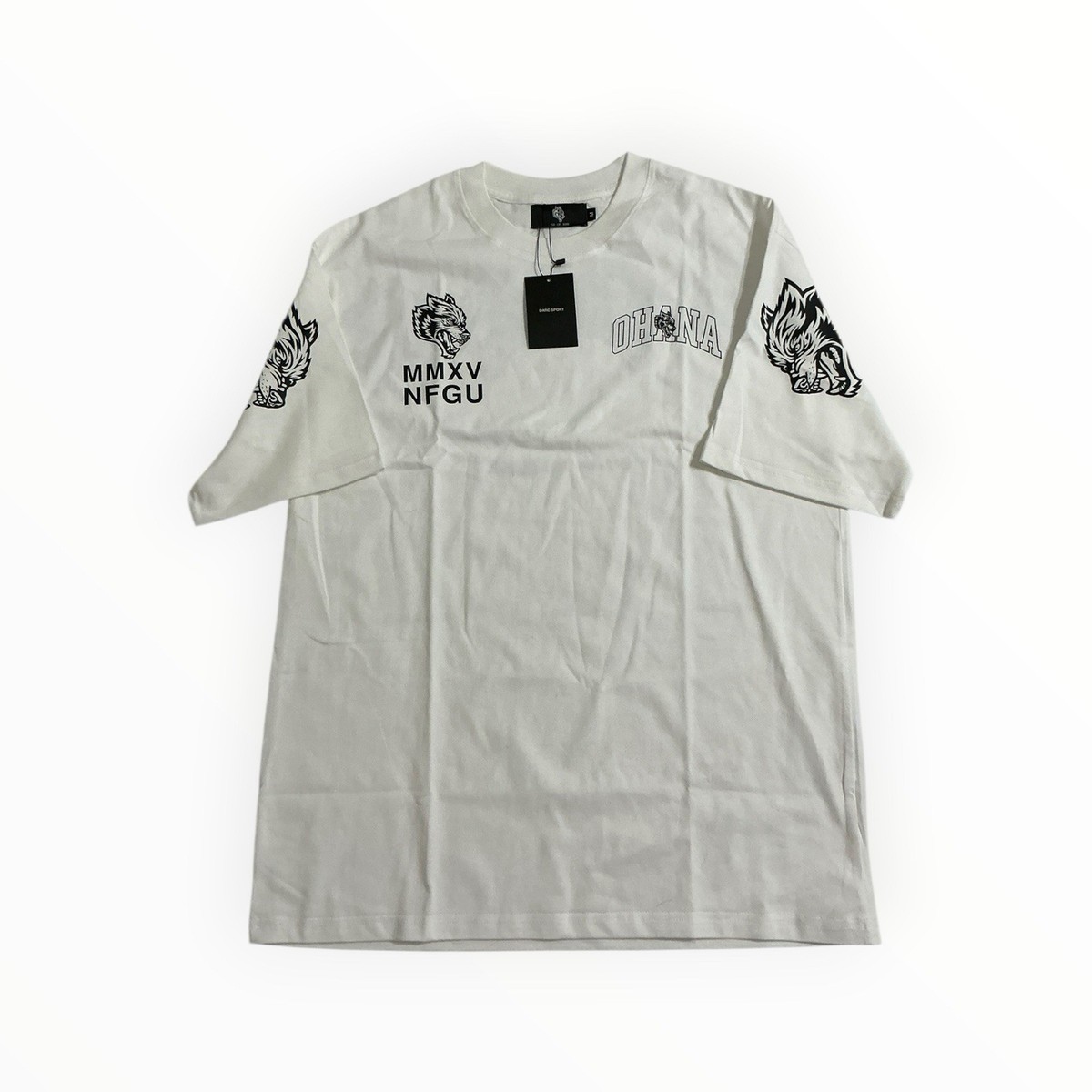 Darc Sport Ohana T Shirt Mens M White Graphic Gym Streetwear