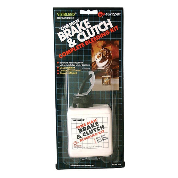 Vizibleed One Man Brake and Clutch Bleeding Kit Universal Tool With Bottle B16
