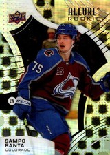 2021-22 UPPER DECK ALLURE NHL SHIELD PARALLEL #141 SAMPO RANTA RC