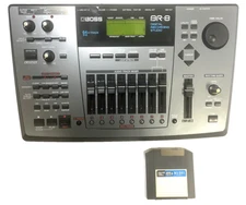 Boss BR-8 Digital Recording Studio MTR Multi Track Recorder Used With Zip Disk.