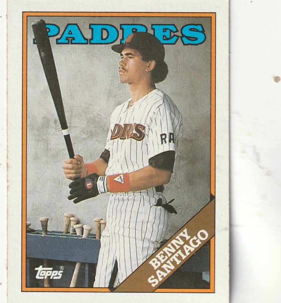 FREE SHIPPING-MINT-1988 Topps #693 Benny Santiago PADRES