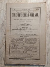 January 1882 Georgia Tennessee Eclectic Medical Journal Medicine Hygiene Science