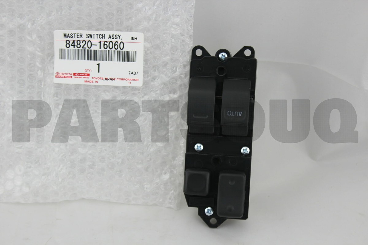8482016060 Genuine Toyota MASTER SWITCH ASSY, POWER WINDOW