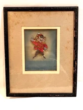 DISNEY ORIGINAL PRODUCTION CEL 1941 DUMBO COURVOISIER BG RARE TIMOTHY Q. MOUSE