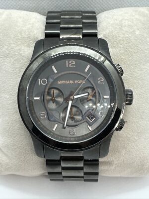 Michael Kors MK8347 Men's Black Stainless Steel Analog Dial