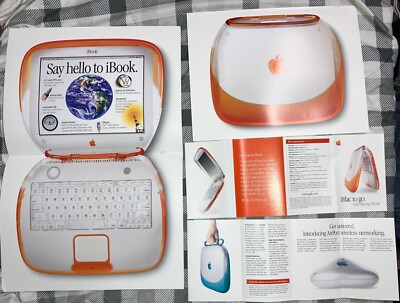 1999 iBook 2 Brochures, 2 Handouts and an iBook Demo CD | eBay