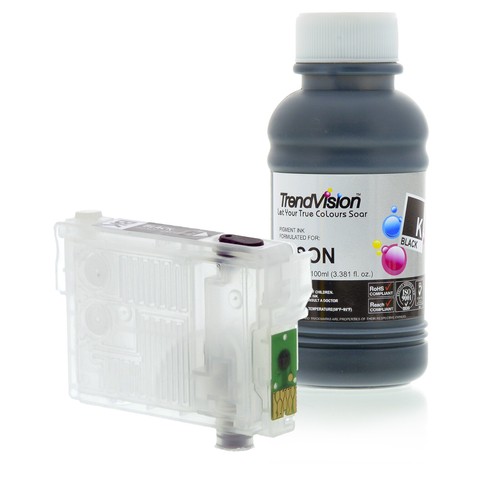 Trend 220 220XL Refill Cartridge + Pigment alternative for Epson XP420 WF2630 - 第 3/7 張圖片