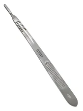 Long Handle Scalpel Handle #4L , for #20+ Series Blades, Dissecting Handle - 1EA