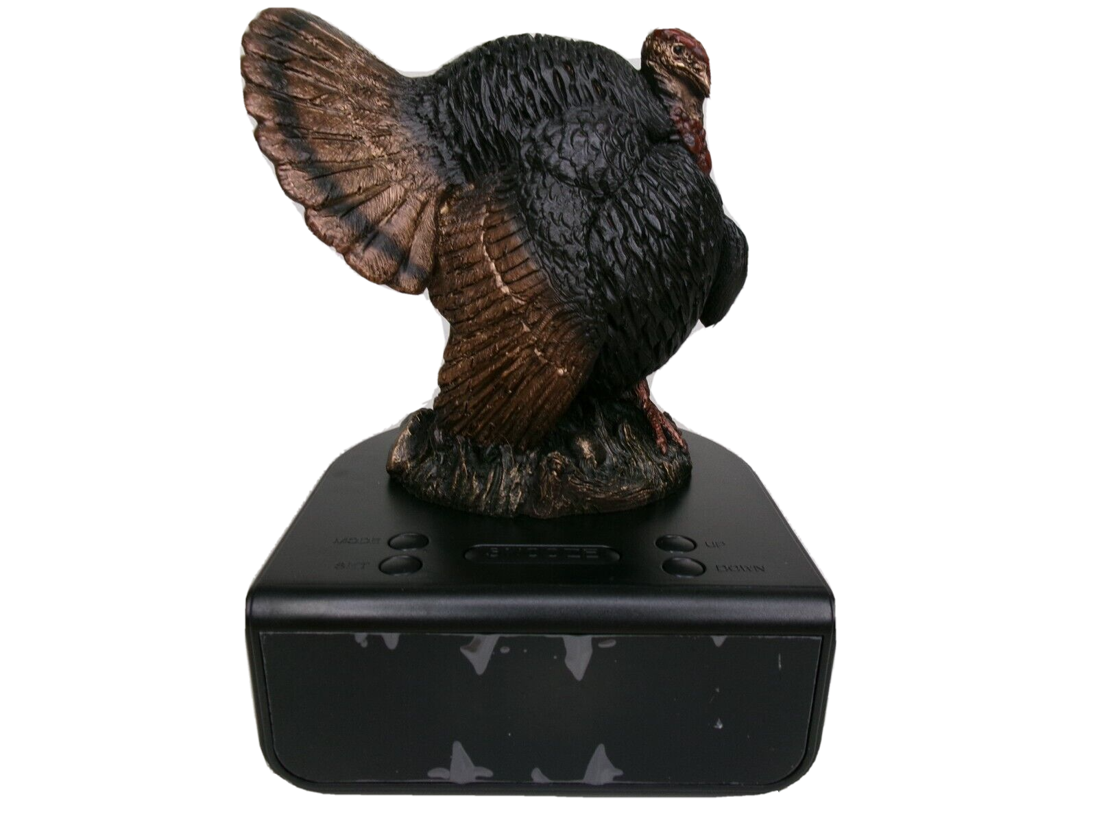 Cabela's Wild Turkey Alarm Clock with Real Turkey Sound Effects Open