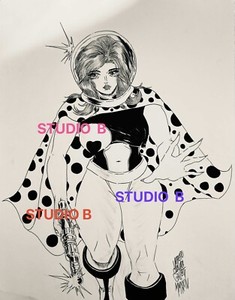 Barbarella Jane Fonda Manga Anime Artwork Comic Book MOD Fantasy