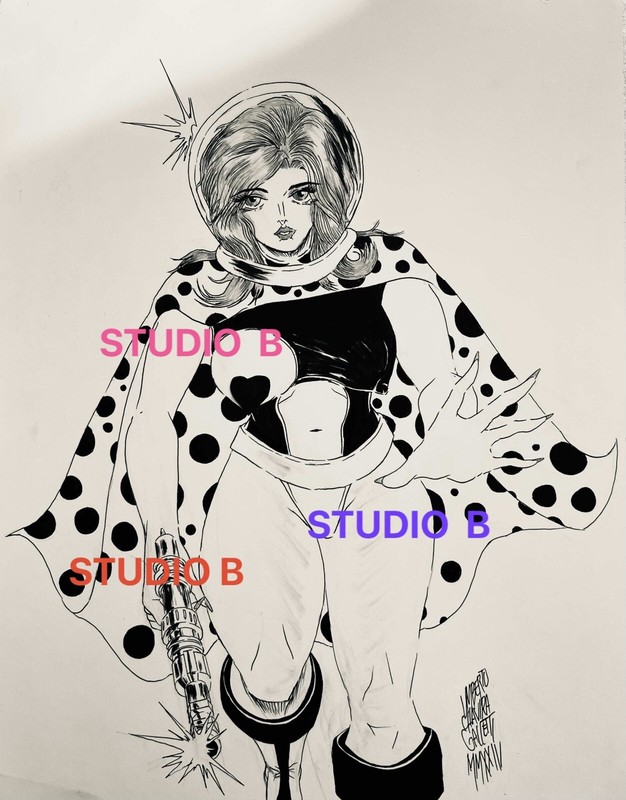 Barbarella Jane Fonda Manga Anime Artwork Comic Book MOD Fantasy