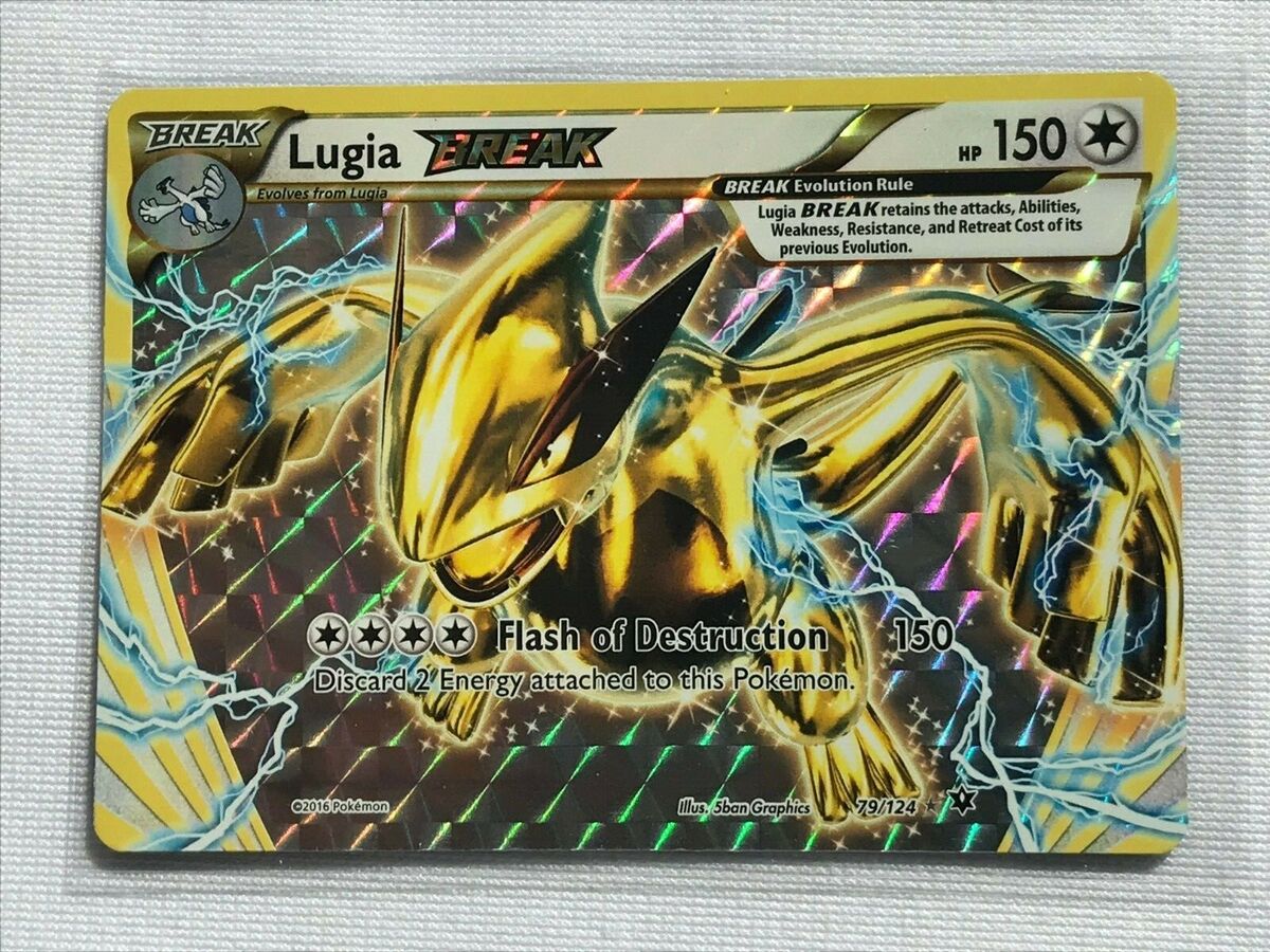 Pokemon - Lugia Break (79/124) - XY Fates Collide - Holo : :  Brinquedos e Jogos