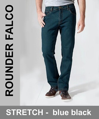 ROUNDER FALCO STRETCH / blue black / blauschwarz / 5- Pocket / HERREN JEANS HOSE