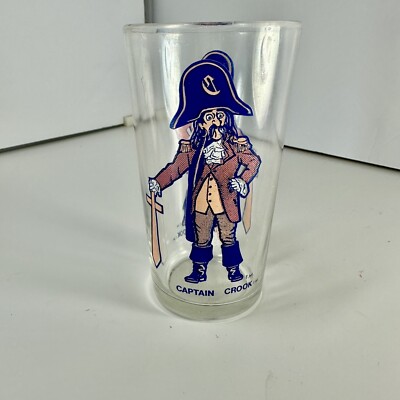 Vintage McDonalds Captain Crook Hook Drinking Glass