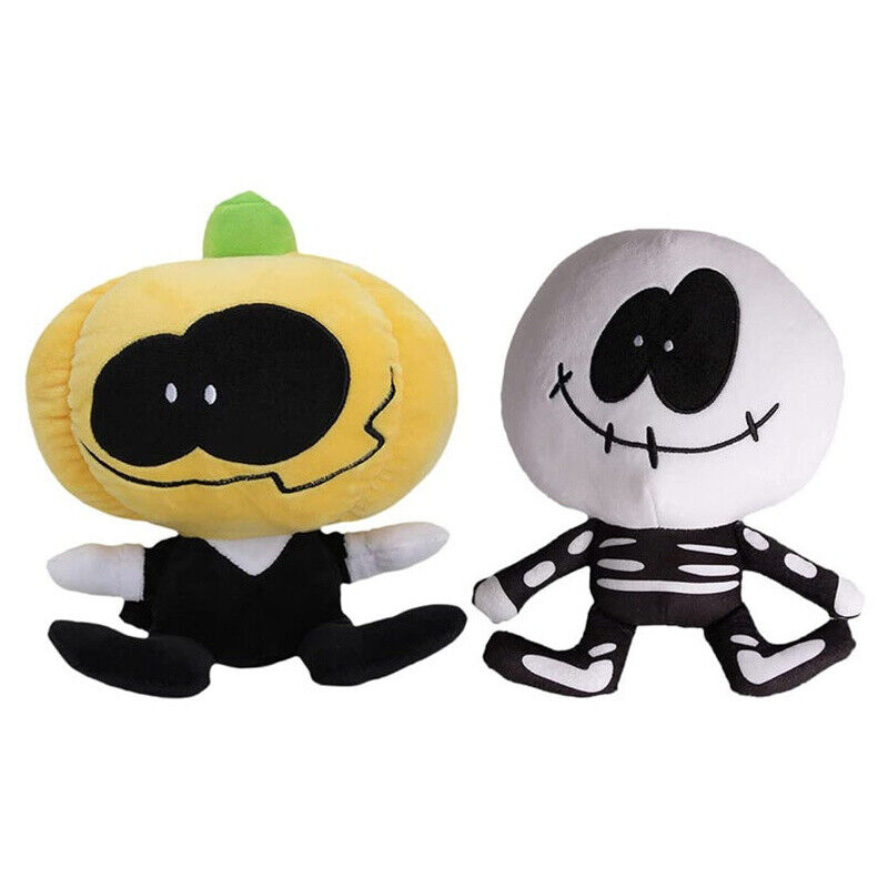 Spooky Month Skid and Pump Friday Night Funkin Plush Soft Stuffed